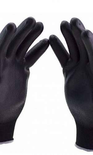 luva de pu preta luva de pu preta