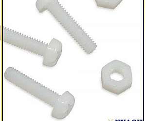 Parafusos e porcas de nylon Parafusos e porcas de nylon